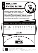 2021 Hoops Red Backs Nicolas Batum