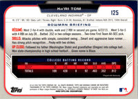 2015 Bowman Draft Picks & Prospects Chrome Ka'Ai Tom #125