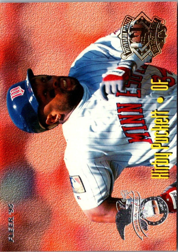 1995 Fleer All-Stars Kirby Puckett/David Justice #8