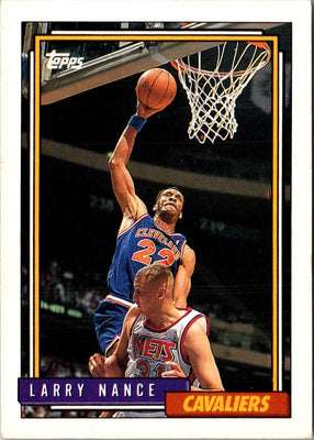 1992 Topps Larry Nance #163