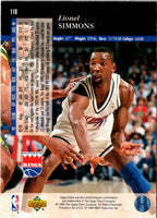 1993 Upper Deck Special Edition Electric Court Lionel Simmons #118