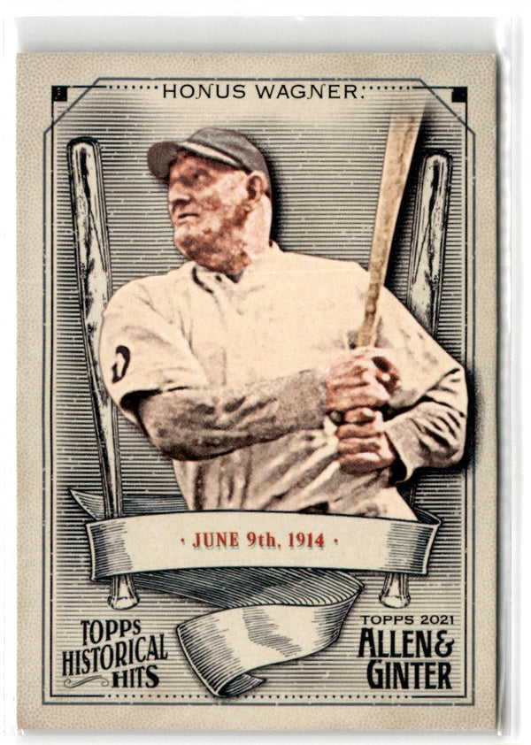 2021 Topps Allen & Ginter Historical Hits Honus Wagner #HH-2