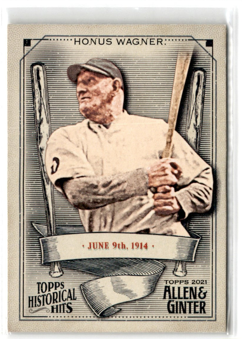 2021 Topps Allen & Ginter Historical Hits Honus Wagner