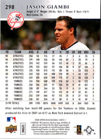 2008 Upper Deck Jason Giambi #298