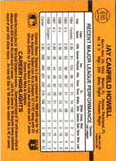 1989 Donruss Jay Howell