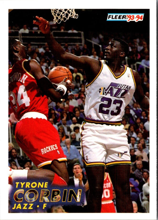 1993 Fleer Tyrone Corbin #206