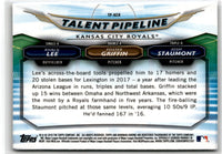 2018 Bowman Talent Pipeline Josh Staumont /Foster Griffin /Khalil Lee #TP-KCR