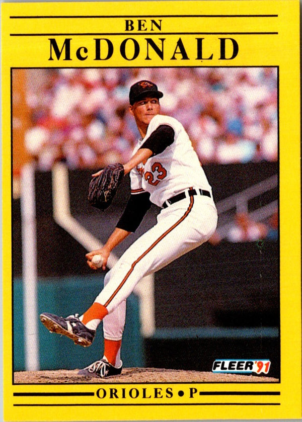 1991 Fleer Ben McDonald #481