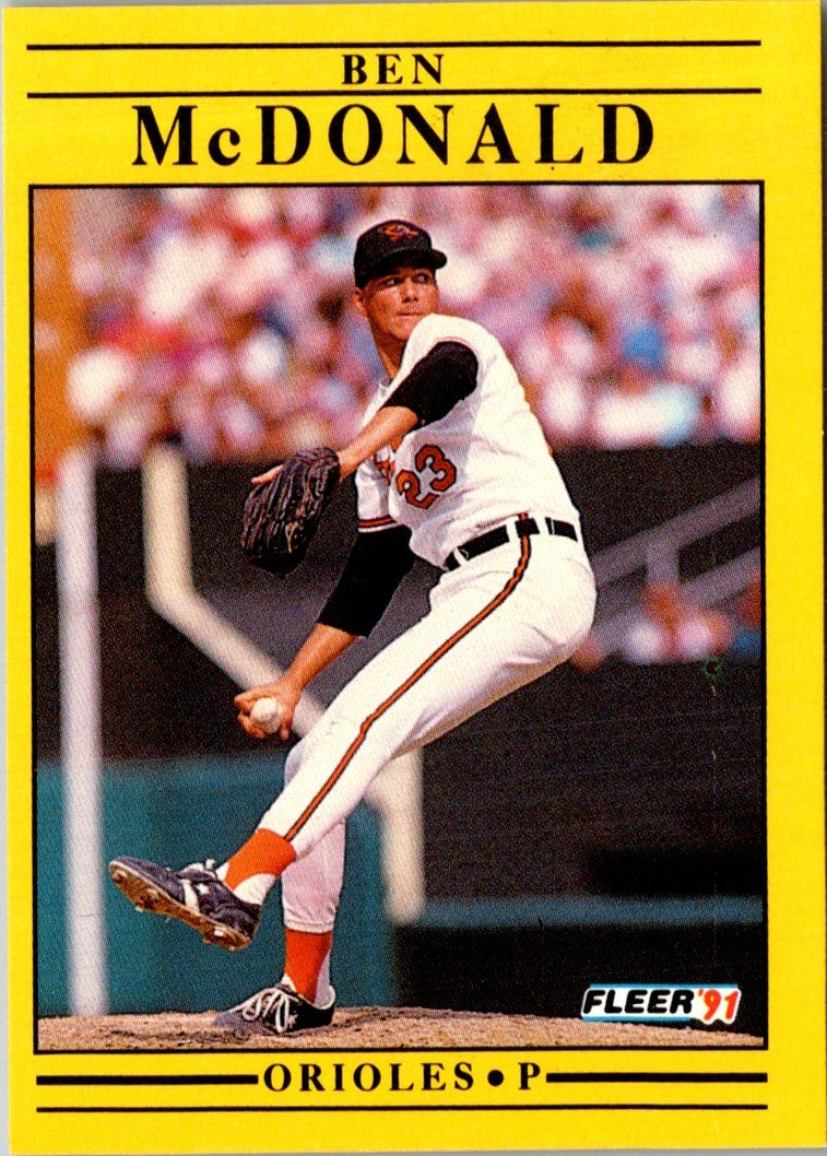 1991 Fleer Ben McDonald