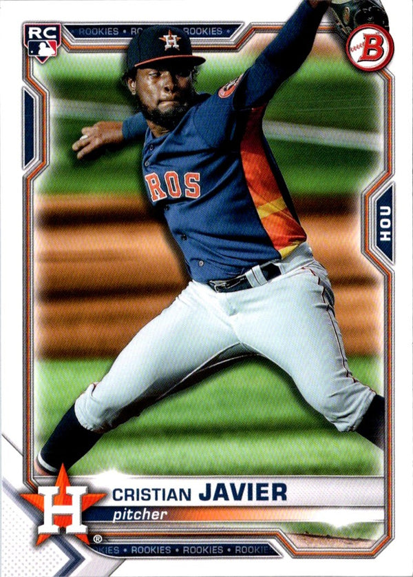 2021 Bowman Cristian Javier #83 Rookie