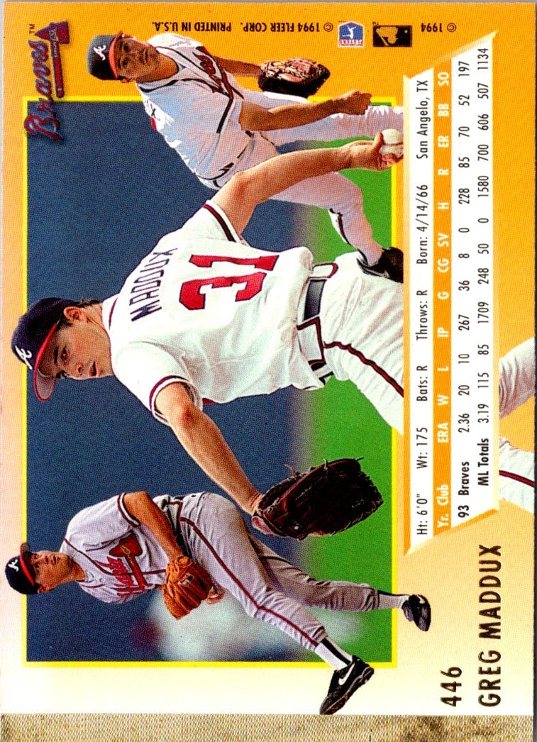 1994 Ultra Greg Maddux