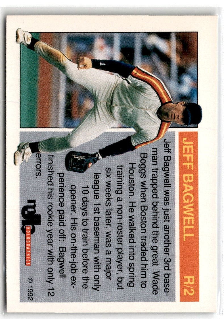 1992 MJB Holographics Holoprisms Jeff Bagwell Jeff Bagwell