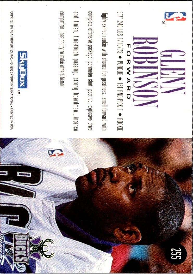 1995 Hoops Power Palette Glenn Robinson