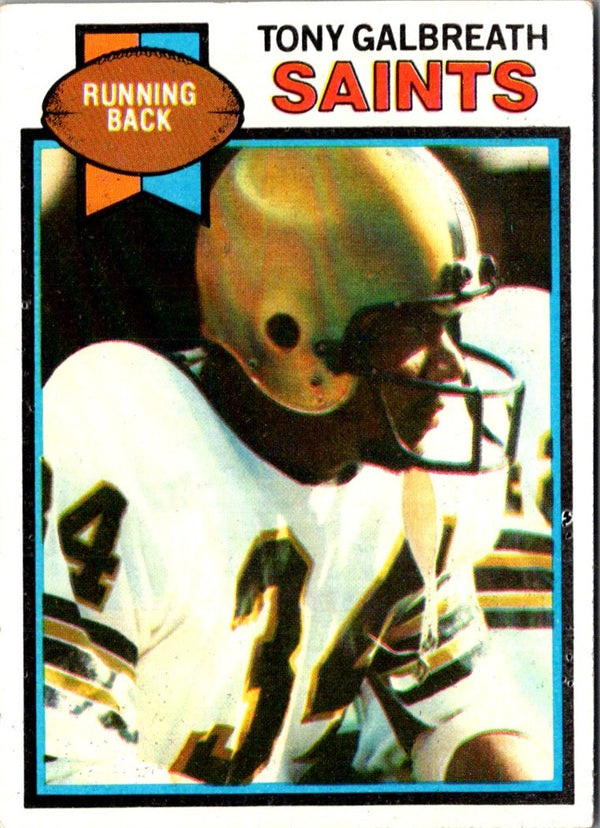 1979 Topps Cream Colored Back Tony Galbreath #191