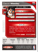 2004 Topps Total David Wesley #69