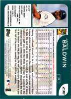 2001 Topps James Baldwin #230