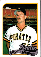 1989 Topps Scott Medvin #756 Rookie