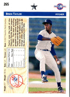 1992 Upper Deck Minors Brien Taylor #265