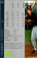 1993 Classic Best St. Catharines Blue Jays Shannon Stewart