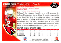 2010 Topps Dan Williams #263 Rookie