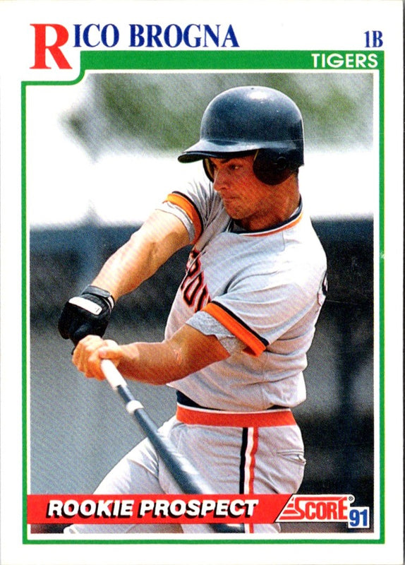 1991 Score Rico Brogna #741