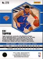 2020 Panini Mosaic Reactive Blue Obi Toppin #273
