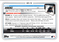 2020 Bowman 1st Edition Sixto Sanchez #BFE-79