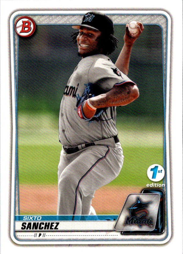 2020 Bowman 1st Edition Sixto Sanchez #BFE-79