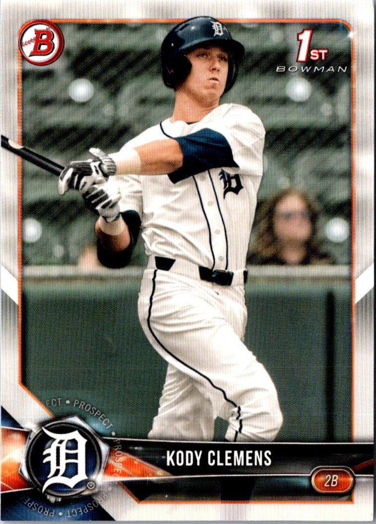 2018 Bowman Draft Kody Clemens