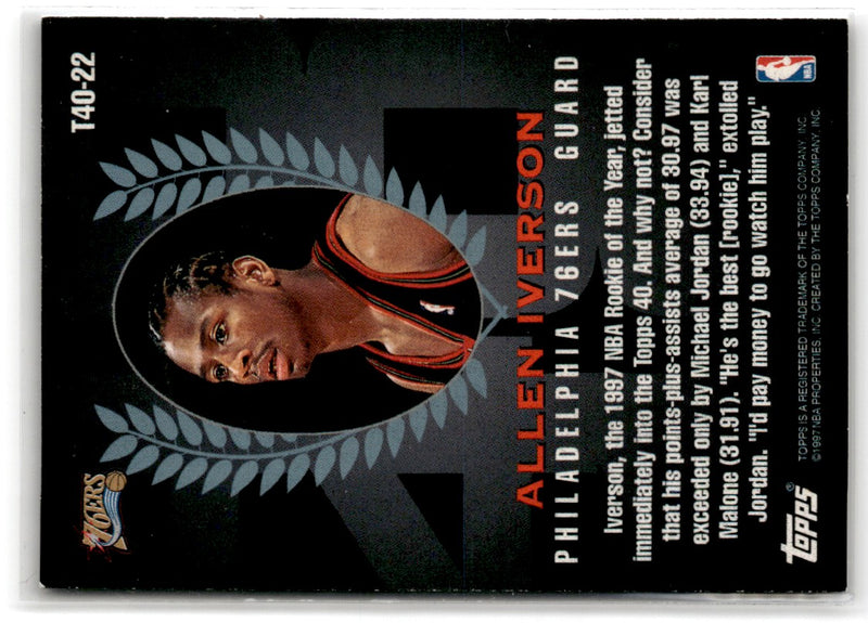 1997 Topps Allen Iverson #