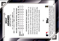 2019 Bowman Platinum Willy Adames #72