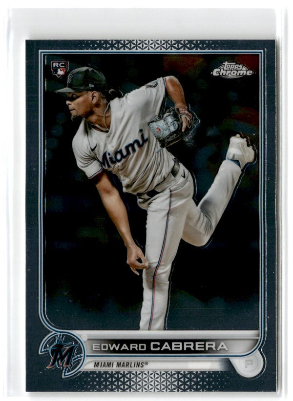 2022 Topps Chrome Edward Cabrera #64 Rookie