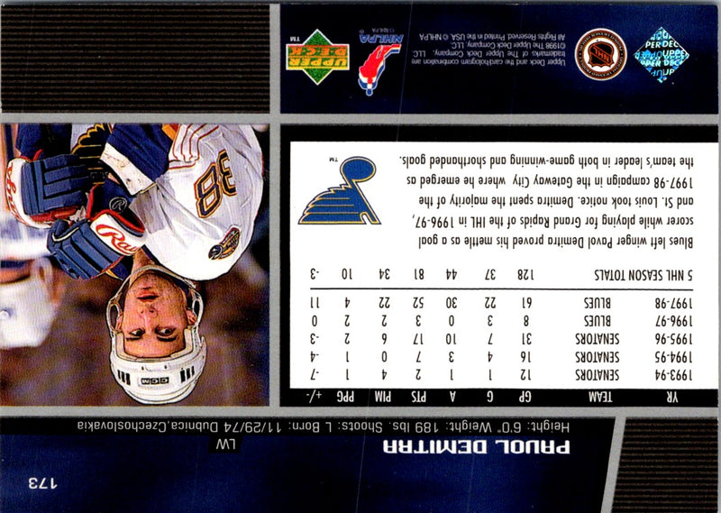 1998 Upper Deck Pavol Demitra