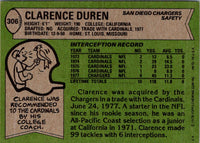 1978 Topps Clarence Duren #306 Rookie