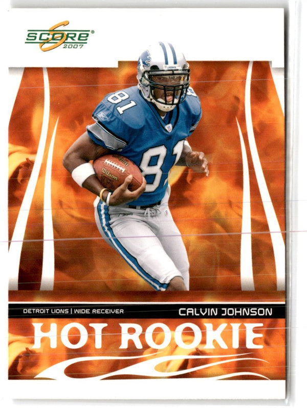 2007 Score Hot Rookies Calvin Johnson #HR-5