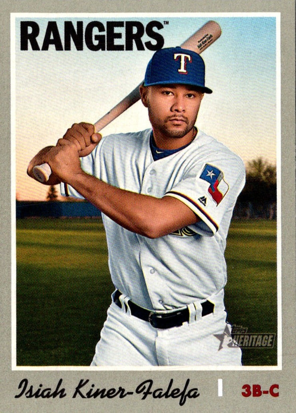 2019 Topps Heritage Isiah Kiner-Falefa #285