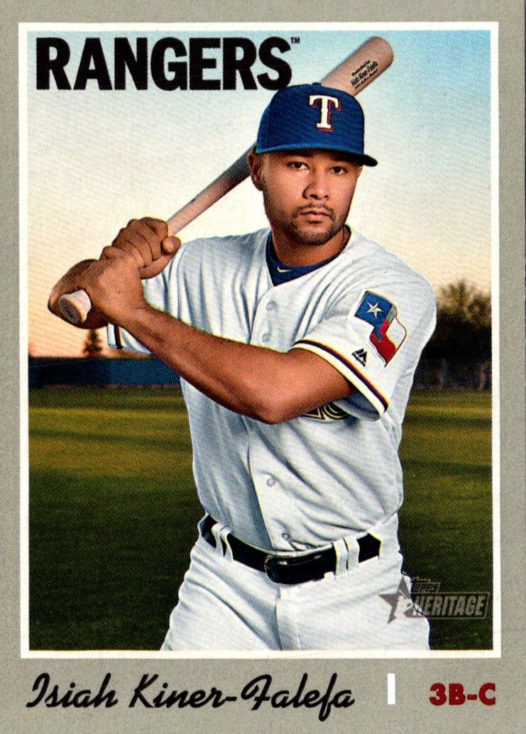 2019 Topps Heritage Isiah Kiner-Falefa