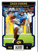 2023 Score Zach Evans