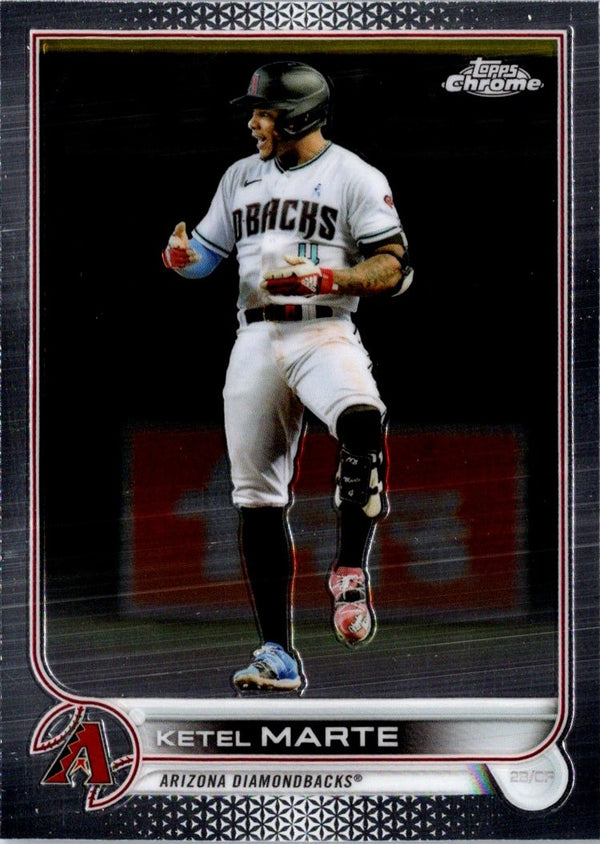 2022 Topps Chrome Ketel Marte #124