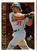 1996 Topps Classic Confrontations Mike Piazza