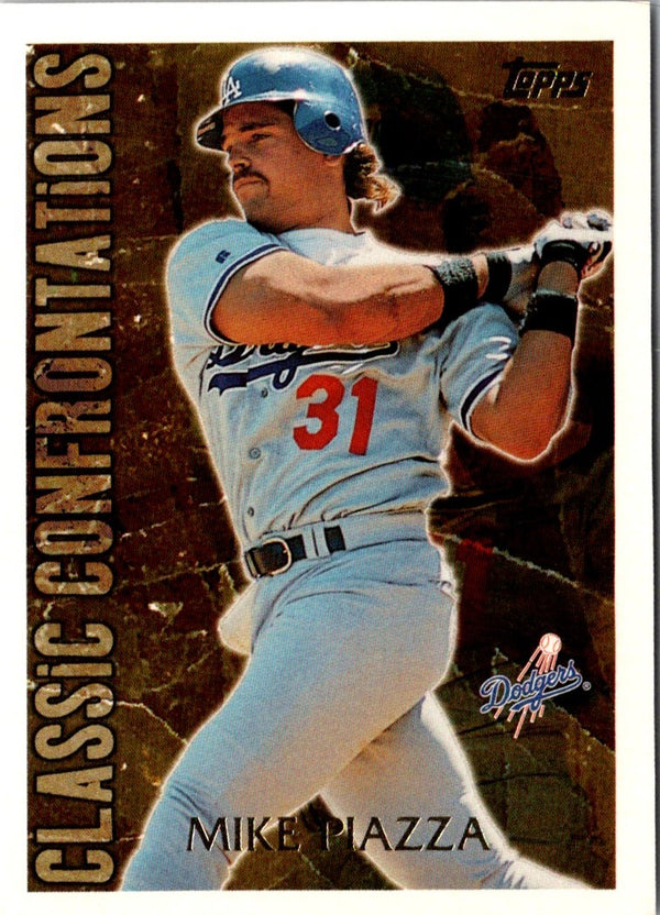 1996 Topps Classic Confrontations Mike Piazza #CC10