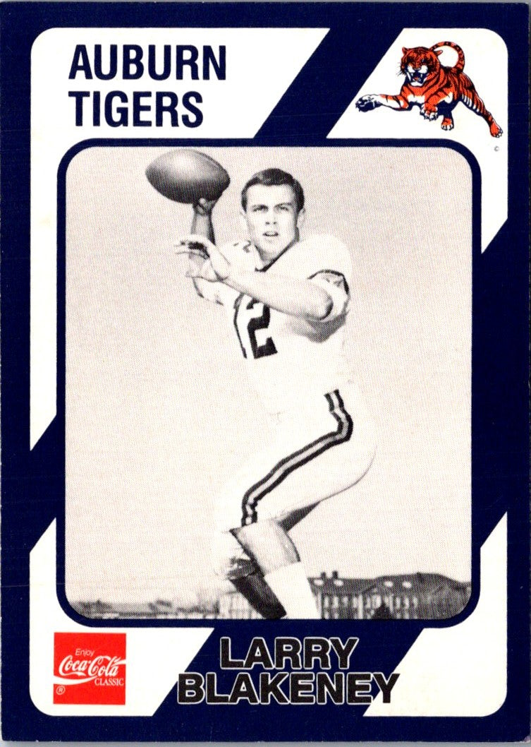 1989 Collegiate Collection Auburn Coke 580 Larry Blakeney