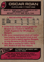 1977 Topps Oscar Roan #496 NR-MT