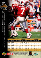 1995 Upper Deck Electric Silver Steve Beuerlein #284