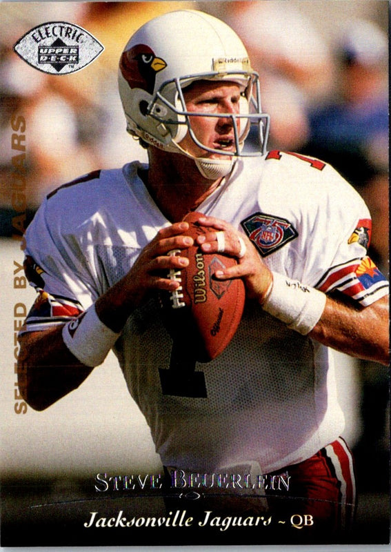 1995 Upper Deck Electric Silver Steve Beuerlein #284