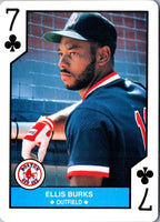 1990 U.S. Playing Card Co. Ellis Burks #7