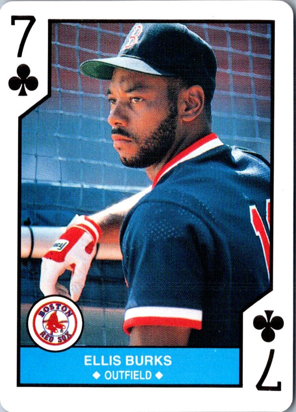 1990 U.S. Playing Card Co. Ellis Burks #7