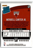 2018 Donruss Rated Rookies Wendell Carter Jr.