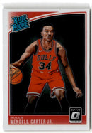 2018 Donruss Rated Rookies Wendell Carter Jr.