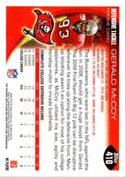 2010 Topps Gerald McCoy #410 Rookie